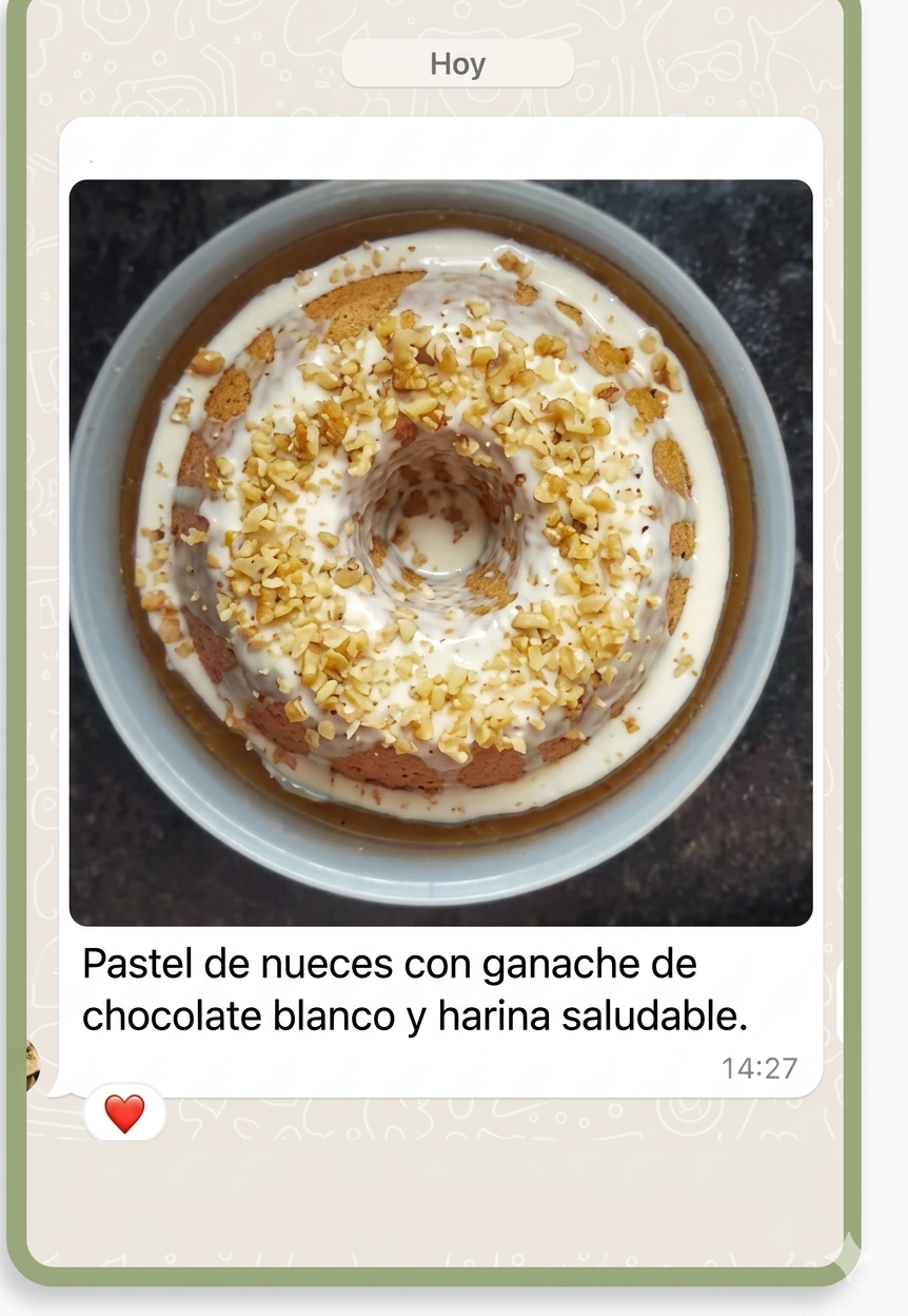Pastel hecho por Lucía